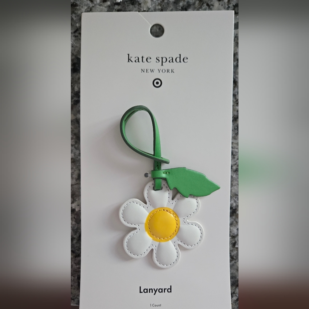 kate spade x target Daisy Lanyard - White and Yellow